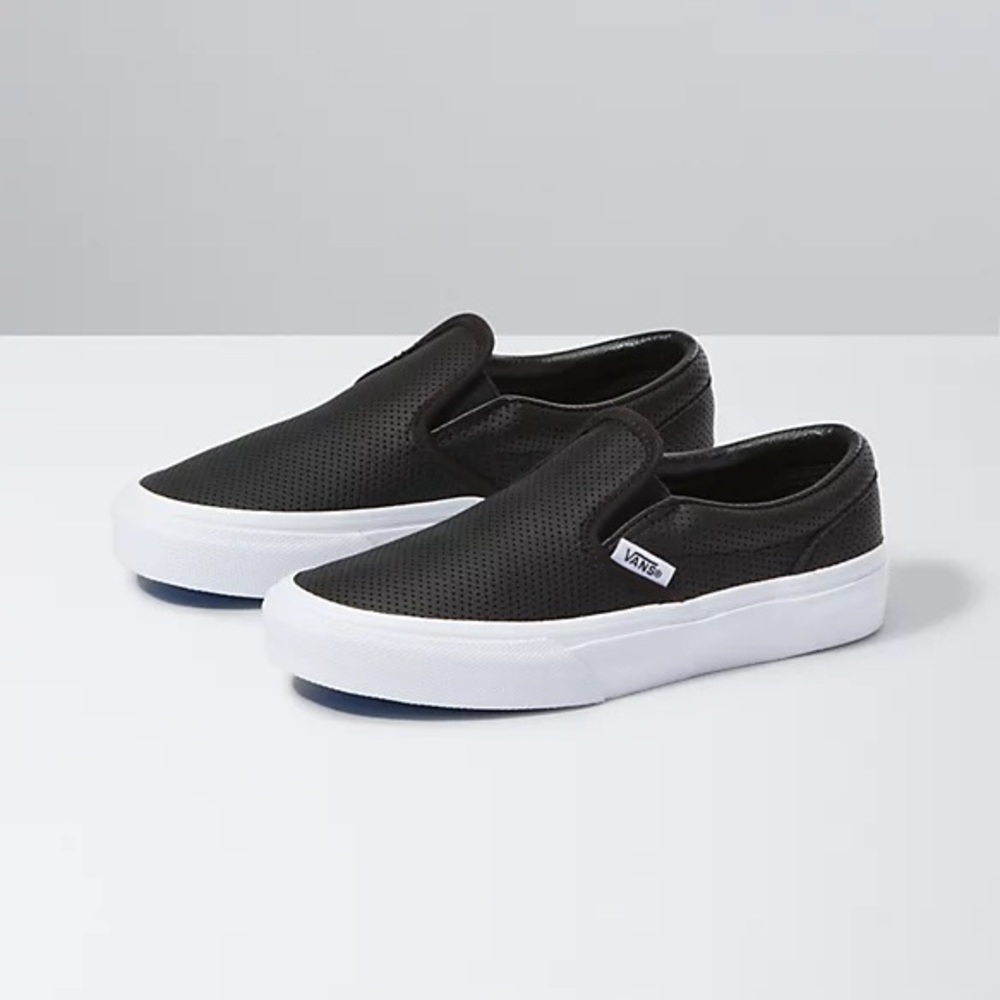Perforated Leather Vans